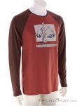 E9 Long Coffee Herren Shirt-Rot-S
