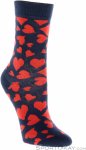 Happy Socks Kids Heart Kinder Socken-Mehrfarbig-4-6Y