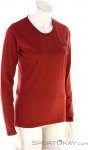 ION Logo DRI L/S Damen Bikeshirt-Rot-XS