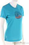 Jack Wolfskin Hiking Graphic Damen T-Shirt-Blau-S