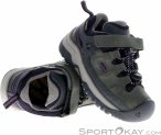 Keen Targhee Low WP Kinder Wanderschuhe-Grau-11