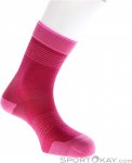 Lenz Merino Outdoor 1 Mid Socken-Pink-Rosa-39-41