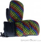 Level Rainbow Down Kinder Skihandschuhe-Schwarz-4