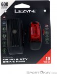 Lezyne Micro Drive 600XL/KTV Fahrradlicht Set-Schwarz-One Size