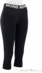 Mons Royale Cascade Merino 3/4 Damen Funktionshose-Schwarz-M