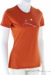 Ortovox 150 Cool Peak Focus Damen T-Shirt-Orange-XS