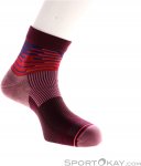Ortovox All Mountain Quarter Socks Damen Socken-Dunkel-Rot-39-41