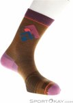 Ortovox Alpine Light Comp Mid Damen Socken-Braun-42-44