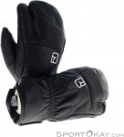 Ortovox Full Leather 3 Finger Skihandschuhe-Schwarz-M