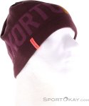 Ortovox Patchwork Mütze-Dunkel-Rot-One Size