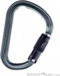 Petzl William Ball-Lock HMS-Karabiner-Grau-One Size