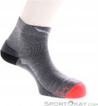 Salewa MTN TRN Merino QRT Damen Wandersocken-Grau-42-44
