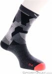 Salewa Pedroc Camo Merino Crew Damen Wandersocken-Grau-39-41