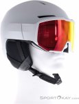 Salomon Osmo Sigma Skihelm mit Visier-Weiss-M