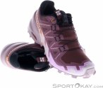 Salomon Speedcross 6 Damen Traillaufschuhe-Dunkel-Rot-4