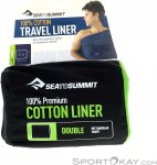 Sea to Summit Premium Cotton Travel Double Baumwollinlett-Dunkel-Blau-One Size