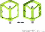 Spank Oozy Reboot Flat Pedale-Hell-Grün-One Size