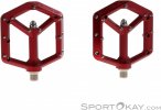 Spank Spike Reboot Flat Pedale-Dunkel-Rot-One Size