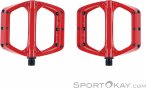 Spank Spoon DC Flat Pedale-Rot-One Size