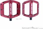 Spank Spoon Reboot Flat Pedale-Dunkel-Rot-M