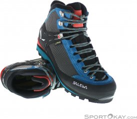 Salewa Crow GTX Damen Bergschuhe Gore-Tex-Blau-3,5