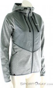 Salewa Fanes Hybrid PL Full Zip Damen Outdoorsweater-Grau-M