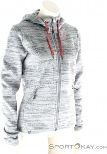 Salewa Fanes PL Zip Hoody Damen Outdoorsweater-Grau-S