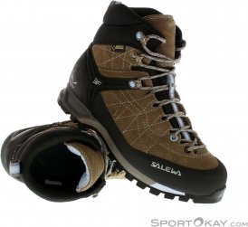 Salewa MTN Trainer Mid GTX Damen Wanderschuhe Gore-Tex-Braun-7