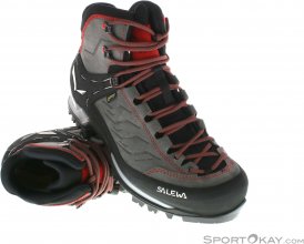 Salewa MTN Trainer Mid GTX Herren Wanderschuhe Gore-Tex-Grau-10,5