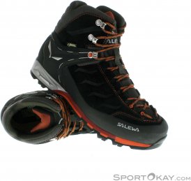 Salewa MTN Trainer Mid Herren Wanderschuhe Gore-Tex-Schwarz-9,5