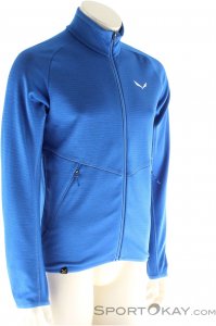 Salewa Puez Melange Full Zip Herren Outdoorsweater-Blau-XL