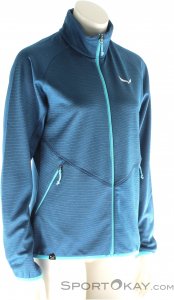 Salewa Puez Melange PL Damen Outdoorsweater-Blau-36