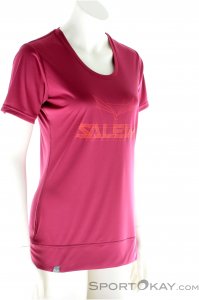 Salewa Puez Mountain Dry SS Tee Damen T-Shirt-Lila-M