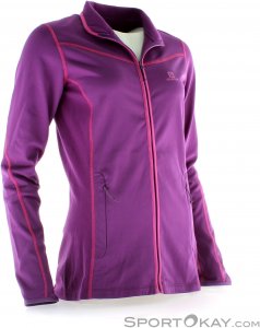 Salomon Atlantis FZ Damen Skisweater-Lila-XS
