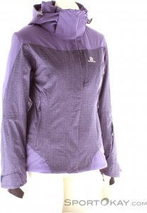 Salomon Icerocket Mix Jacket Damen Skijacke-Lila-L
