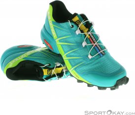 Salomon Speedcross 3 Pro Damen Traillaufschuhe-Türkis-3,5