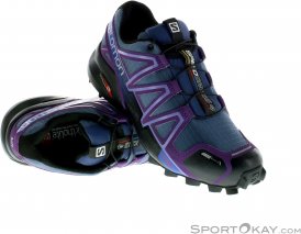 Salomon Speedcross 4 CS Damen Traillaufschuhe-Lila-4