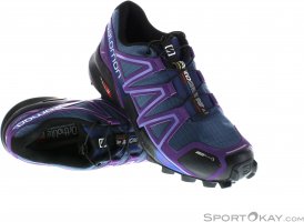 Salomon Speedcross 4 CS Damen Traillaufschuhe-Lila-6,5