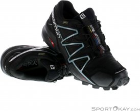 Salomon Speedcross 4 GTX Damen Traillaufschuhe Gore-Tex-Schwarz-5