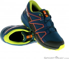 Salomon Speedcross CSWP J Jungen Traillaufschuhe-Blau-36