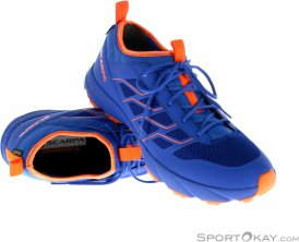 Scarpa Atom SL Herren Traillaufschuhe Gore-Tex-Blau-42