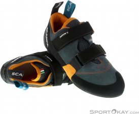 Scarpa Force V Herren Kletterschuhe-Blau-43,5