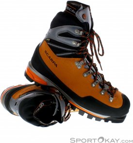 Scarpa Mont Blanc Pro GTX Herren Bergschuhe Gore-Tex-Orange-41,5