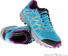 Scarpa Spin Damen Traillaufschuhe-Blau-38,5