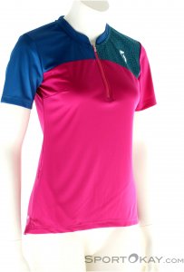 Scott Trail Flow Q-Zip S/SL Damen Bikeshirt-Lila-M
