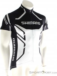 Shimano Print Jersey SS Herren Bikeshirt-Weiss-M