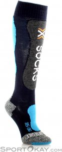 X-Bionic Ski Comfort Supersoft Damen Skisocken-Blau-37-38