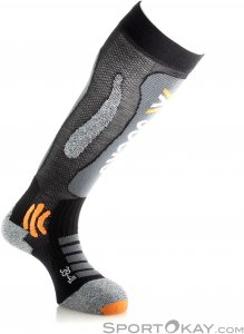 X-Socks Ski Touring Silver Skisocken-Schwarz-39-40