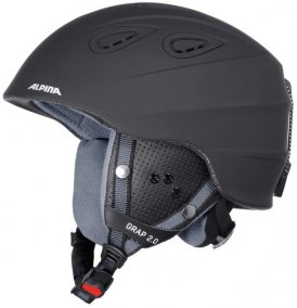 Alpina Grap 2.0 (Schwarz 61-64 in cm ) | Ausruestung Helme Skihelme