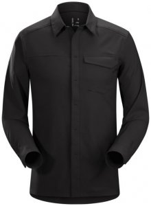 Arcteryx Skyline LS Shirt Men´s Herren (Schwarz | XL INT ) Bergsport Wandern
